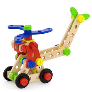 Construction block set - 68 pieces